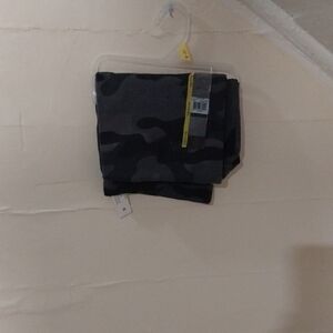 NOBO Black and Gray Camouflage Leggings